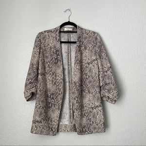 ARTIZA women’s snakeskin blazer